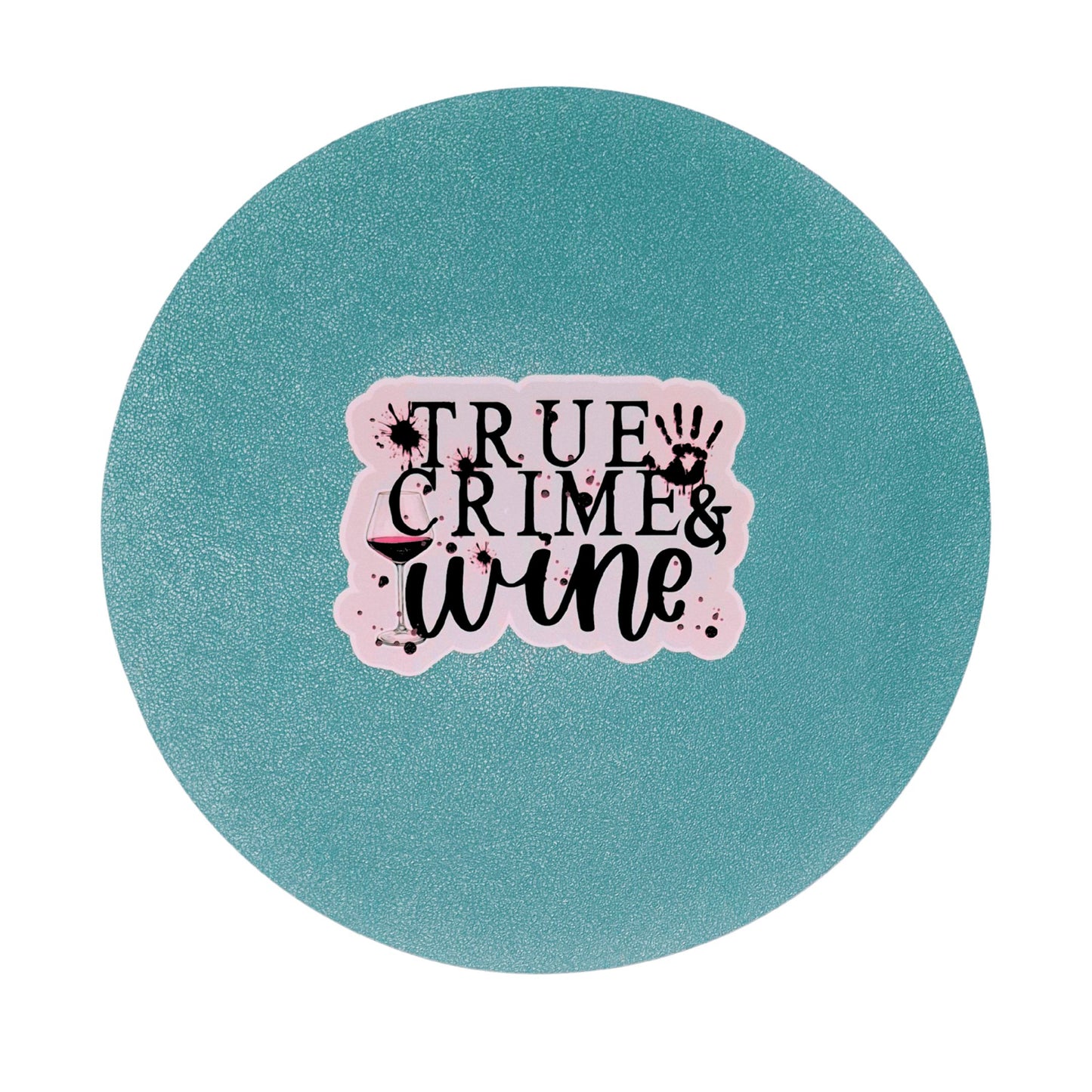 True Crime & Wine Mouse Pad