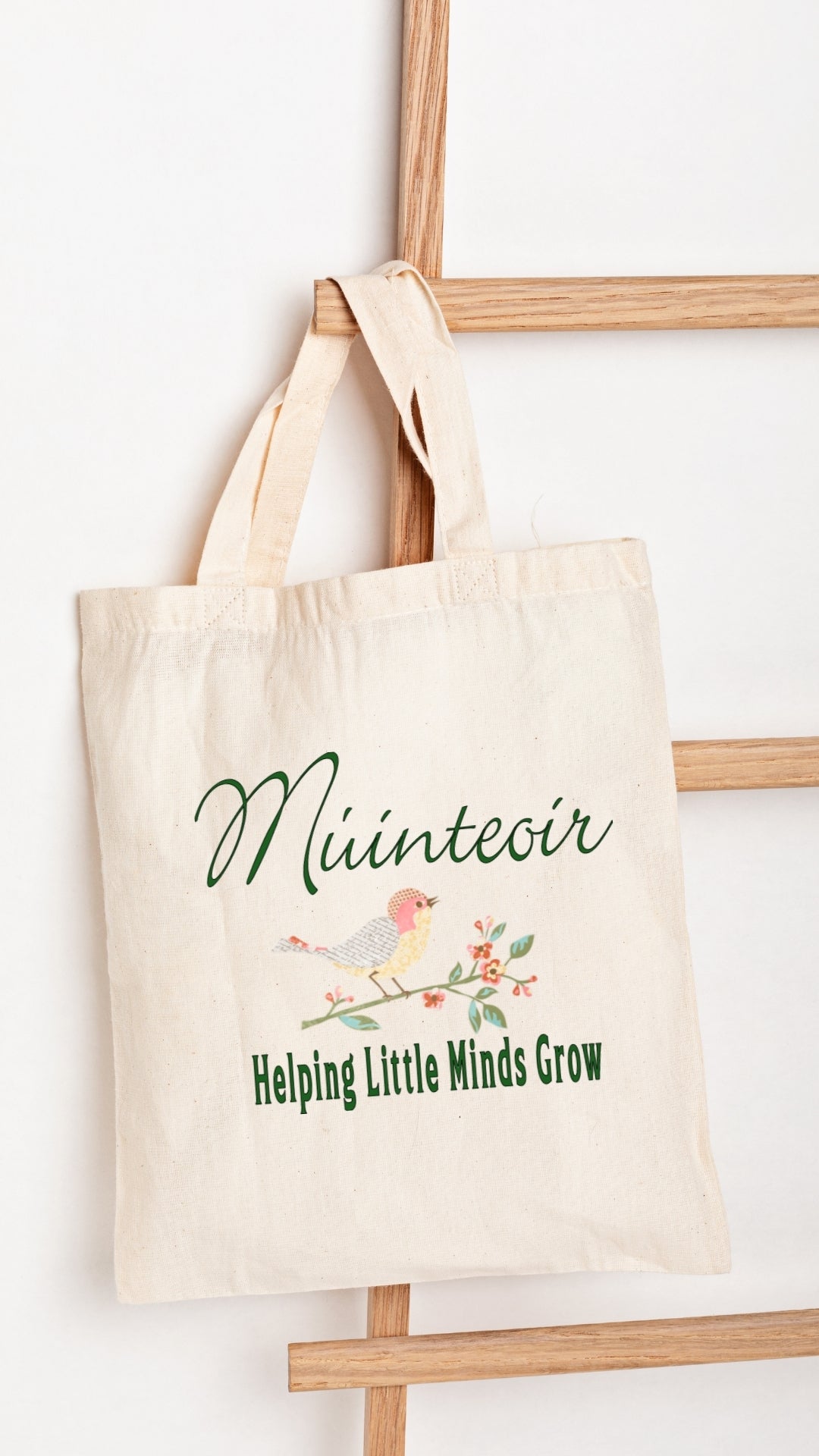 Mhúinteoir - Helping Little Minds Grow - Tote Bag