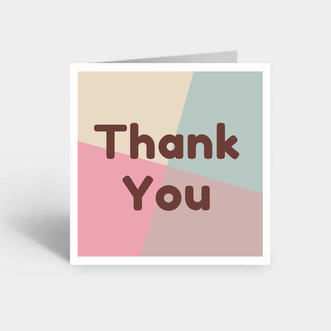 "Thank You" Card