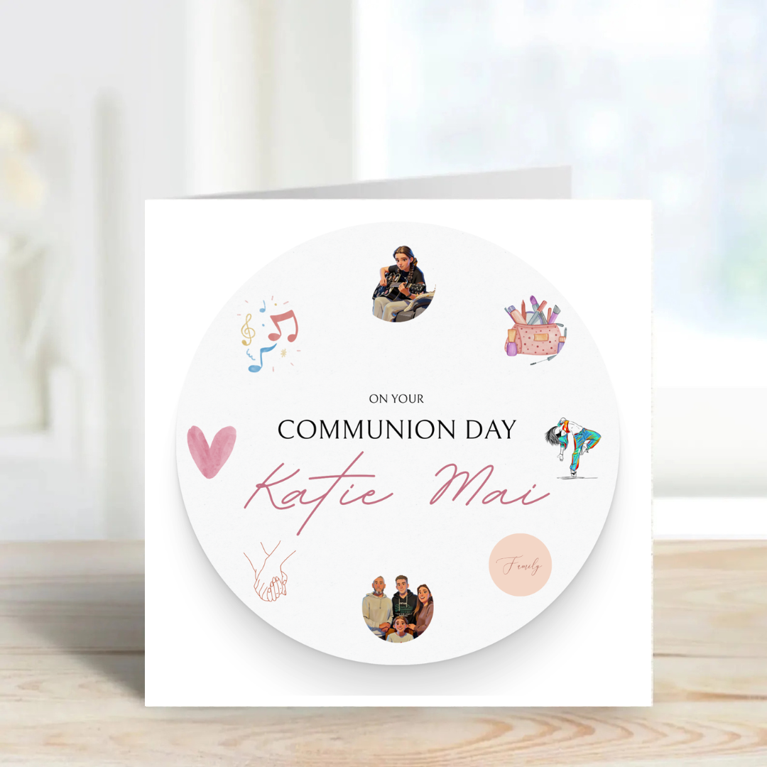 Communion & Confirmation Day Personalised Cards