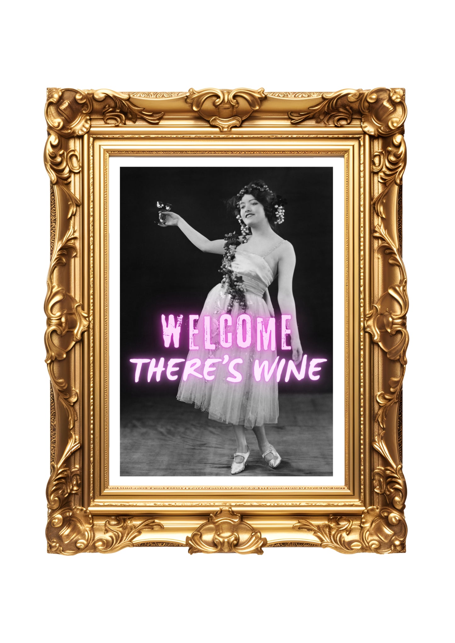 Welcome, there's wine.