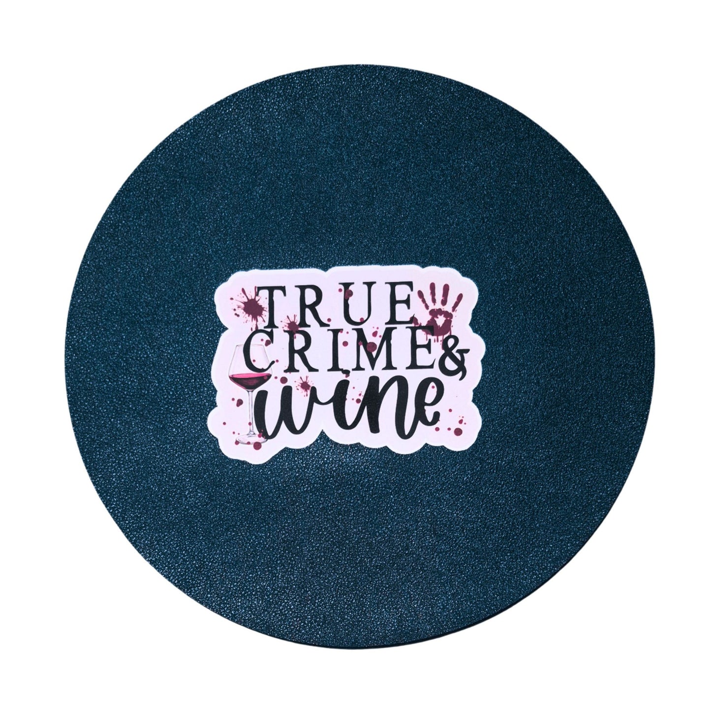 True Crime & Wine Mouse Pad