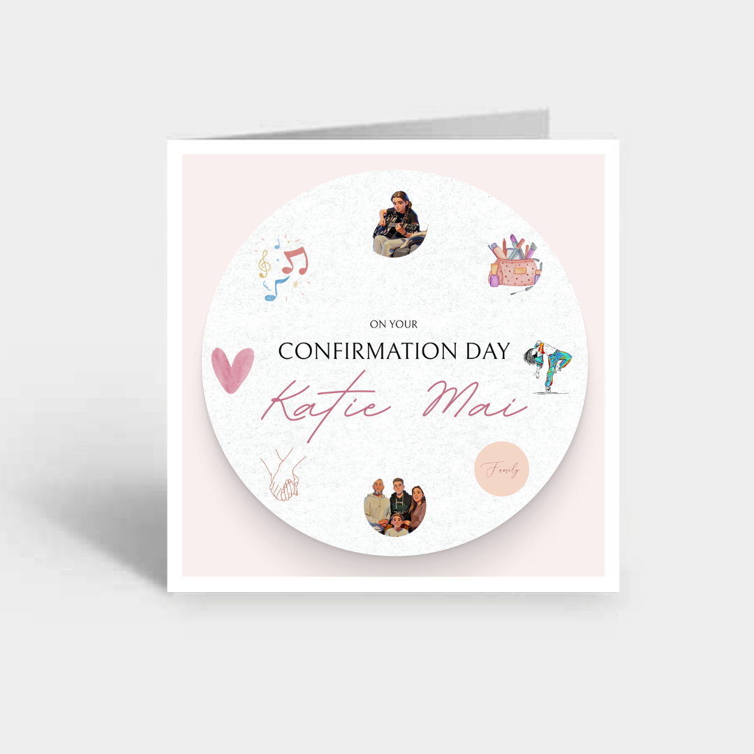 Communion & Confirmation Day Personalised Cards