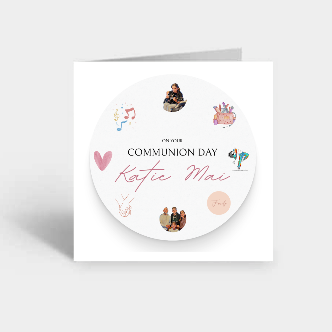 Communion & Confirmation Day Personalised Cards