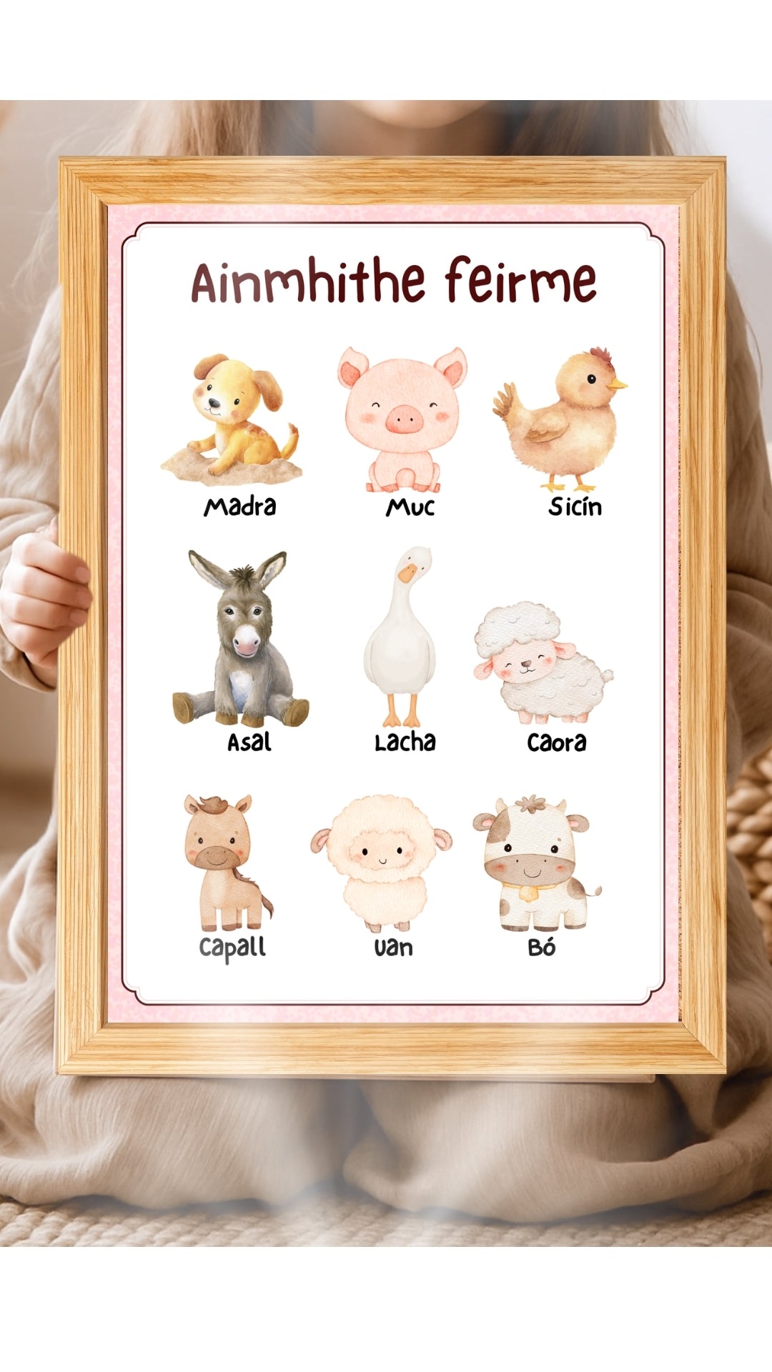 Ainmhithe Feirme - A3 Print