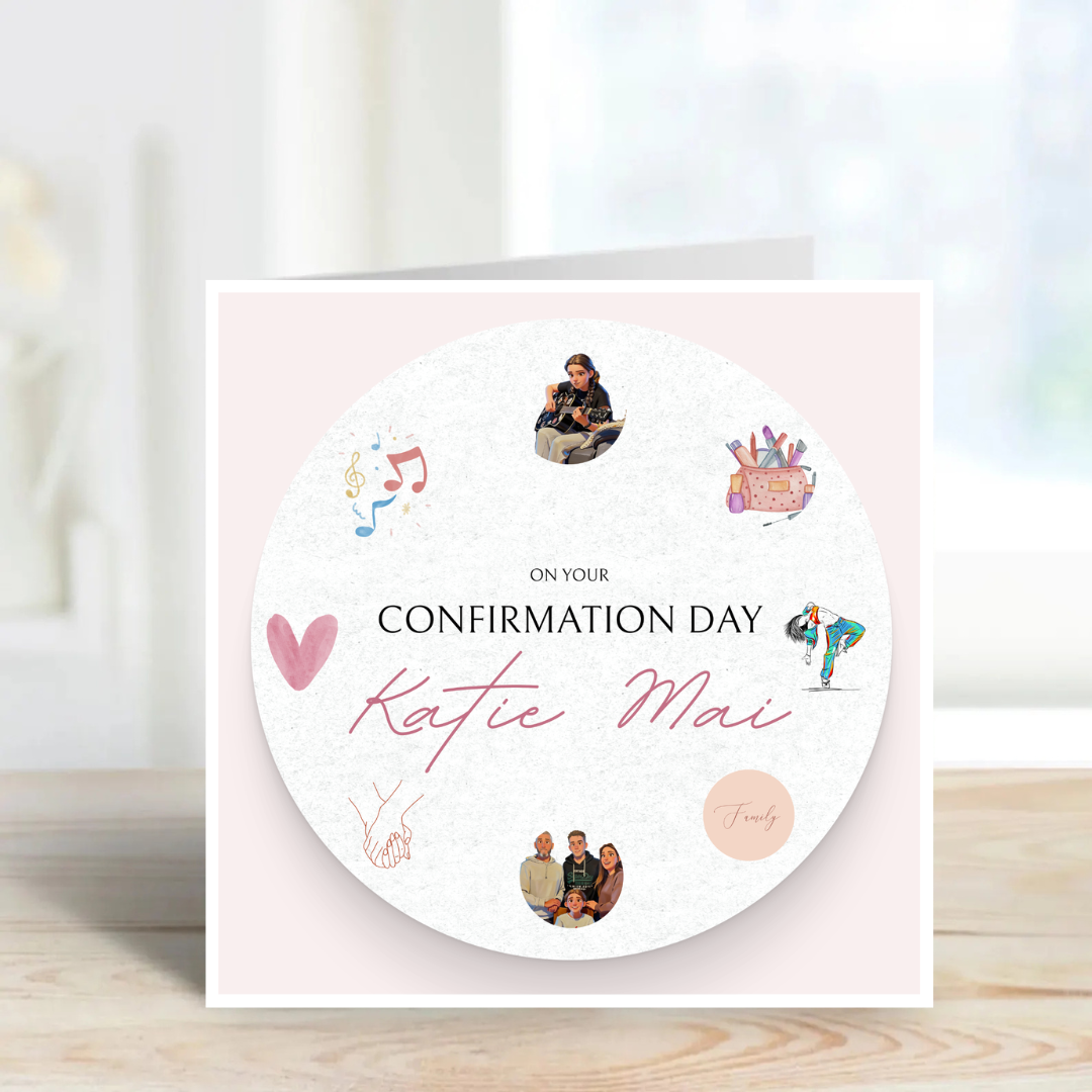 Communion & Confirmation Day Personalised Cards