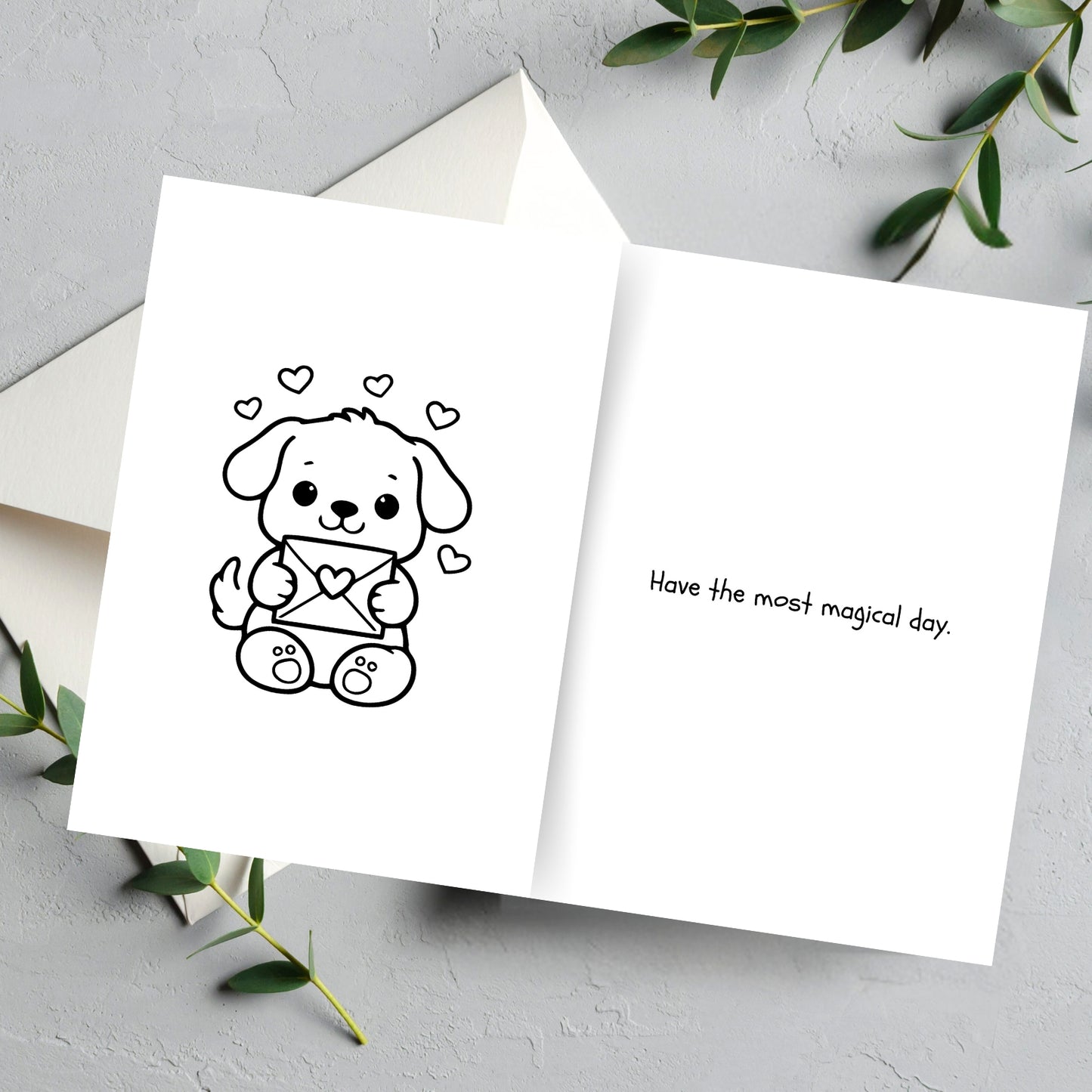 All about my Nanna...keepsake card.