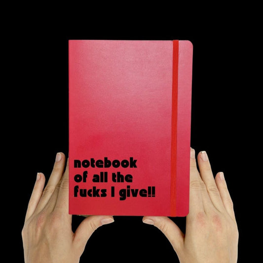 Notebook for all the fucks I give!! Pink & Green