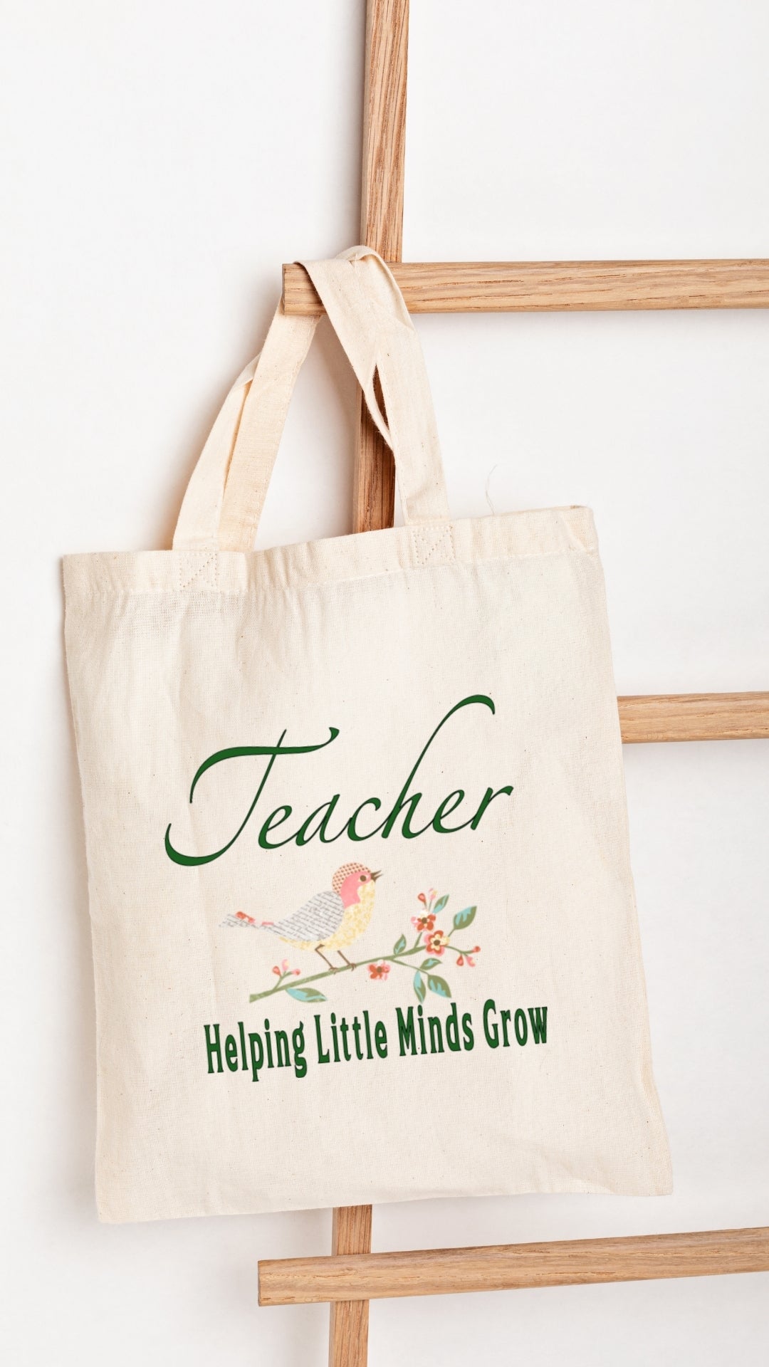 Teacher - Helping Little Minds Grow  - Tote Bag