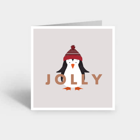 "Jolly the Penguin" Card