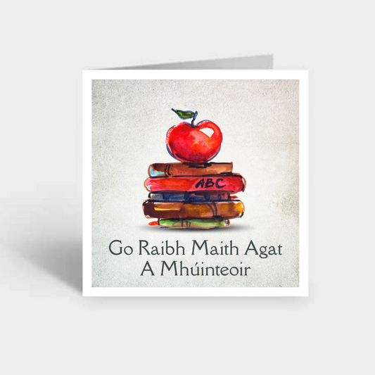 Go raibh maith agat a Mhúinteoir